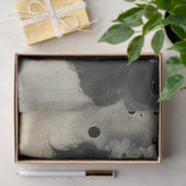 Artiesten Mixed Media Zwart Wit Ivoor Grote Gezich Tissuepapier (Geschenk)