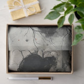 Artiesten Mixed Media Zwart Wit Ivoor Grote Gezich Tissuepapier (Geschenk)