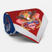 Artiesten op patriottisch of veteraan Uitzicht Stropdas (Opgerold)