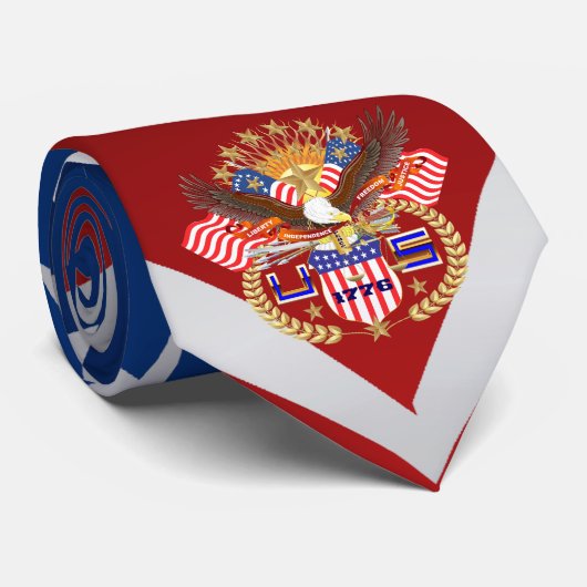 Artiesten op patriottisch of veteraan Uitzicht Stropdas (Opgerold)