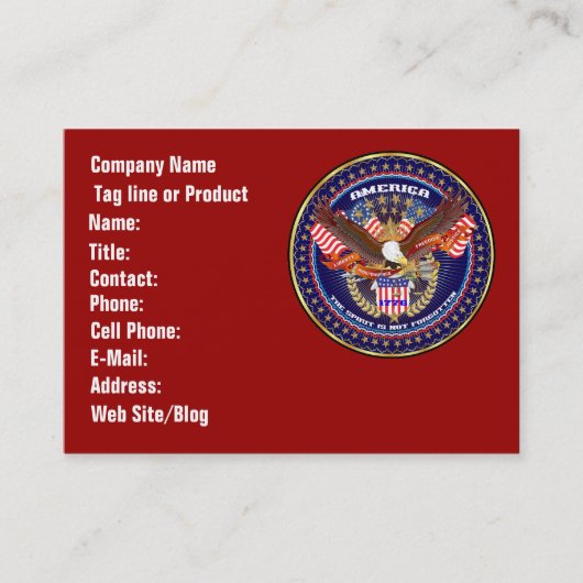 Artiesten op patriottisch of veteraan Uitzicht Visitekaartje (Voorkant)