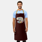 Artiesten palet schilderen mock Apron Schort (Gedragen)