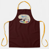 Artiesten palet schilderen mock Apron Schort (Voorkant)