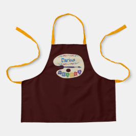 Artiesten Palette Kinder Paint Smock Schort