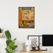 Artiesten van Barnum en Bailey/Trapeze Poster (Thuiskantoor)