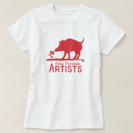 Artiesten voor fysicus t-shirt