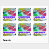 Artiesten Waterverf Paint Palette Handgemaakt Vierkante Sticker (Vel)
