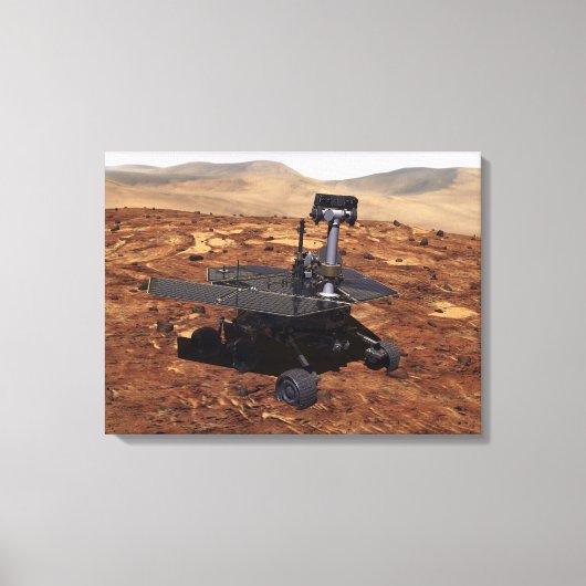 Artiesten weergave van Mars Rover 2 Canvas Afdruk (Voorkant)