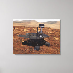 Artiesten weergave van Mars Rover 2 Canvas Afdruk