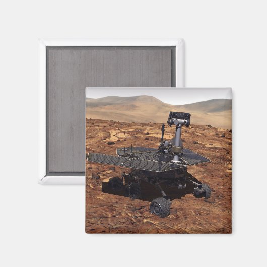 Artiesten weergave van Mars Rover 2 Magneet (Voorkant / Achterkant)