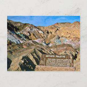 Artiestenpalet Briefkaart