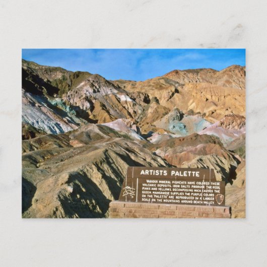 Artiestenpalet Briefkaart (Voorkant)