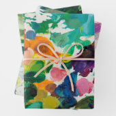 Artiestenpalet één inpakpapier vel (In situ)