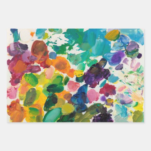 Artiestenpalet één inpakpapier vel (Voorkant)