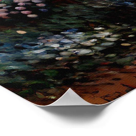 Artiestentuin in Argentinië Poster (Hoek)