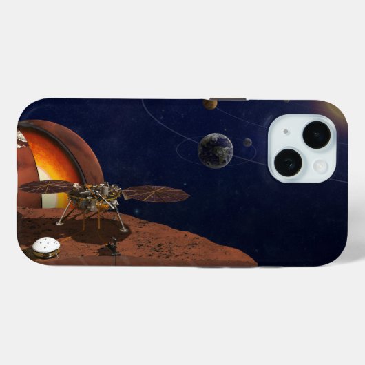 Artiest's Rendition of the Insight Lander. Case-Mate iPhone Case (Achterkant (horizontaal))
