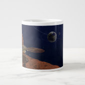 Artiest's Rendition of the Insight Lander. Grote Koffiekop (Voorkant)