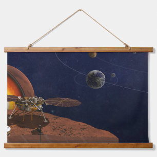 Artiest's Rendition of the Insight Lander. Hangend Wandkleed
