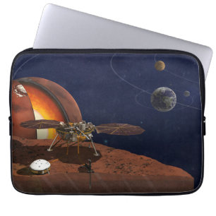Artiest's Rendition of the Insight Lander. Laptop Sleeve