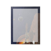 Artiest's Rendition of the Insight Lander. Notitieblok (Linkerzijde)