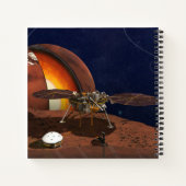 Artiest's Rendition of the Insight Lander. Notitieboek (Achterkant)