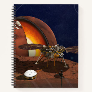Artiest's Rendition of the Insight Lander. Notitieboek