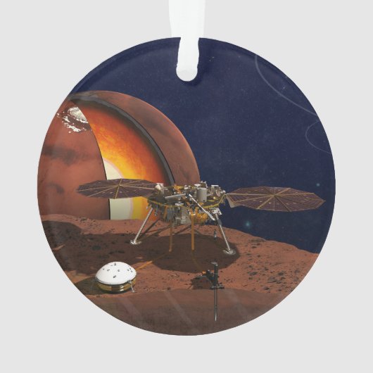 Artiest's Rendition of the Insight Lander. Ornament (achterkant)