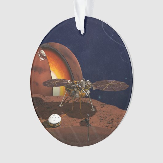 Artiest's Rendition of the Insight Lander. Ornament (voorkant)