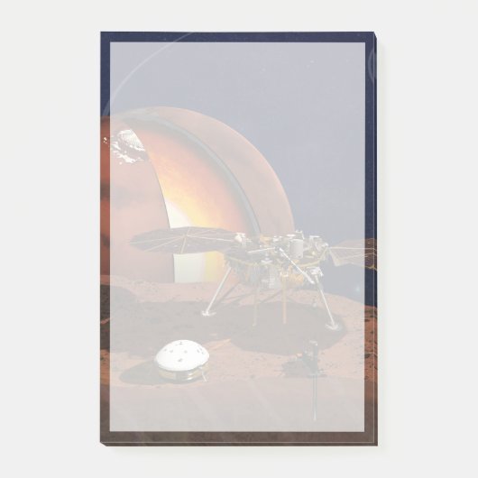 Artiest's Rendition of the Insight Lander. Post-it® Notes (Voorkant)
