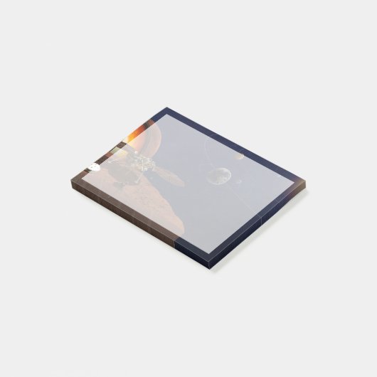 Artiest's Rendition of the Insight Lander. Post-it® Notes (Schuin)