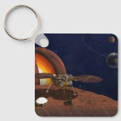Artiest's Rendition of the Insight Lander. Sleutelhanger (Voorkant)