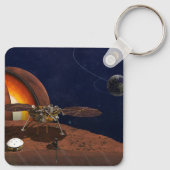 Artiest's Rendition of the Insight Lander. Sleutelhanger (Achterkant)