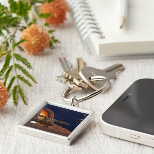 Artiest's Rendition of the Insight Lander. Sleutelhanger (Zijkant)