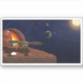 Artiest's Rendition of the Insight Lander. Sticker (Voorkant)