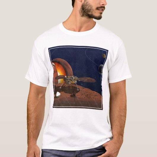 Artiest's Rendition of the Insight Lander. T-shirt (Voorkant)