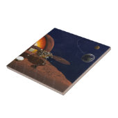 Artiest's Rendition of the Insight Lander. Tegeltje (Zijkant)