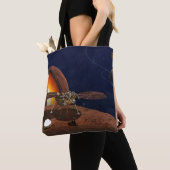 Artiest's Rendition of the Insight Lander. Tote Bag (Dichtbij)