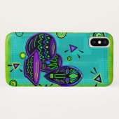 Artifact African Pop Art Case-Mate iPhone Case (Achterkant (horizontaal))