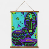 Artifact African Pop Art Hangend Wandkleed (Voorkant)