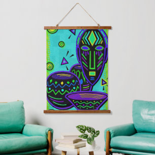 Artifact African Pop Art Hangend Wandkleed