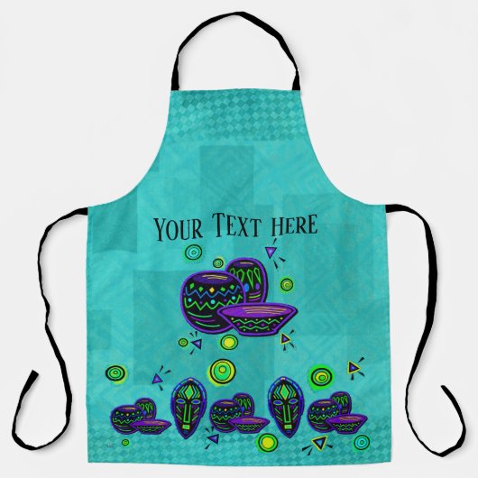 Artifact African Pop Art Schort (Voorkant)