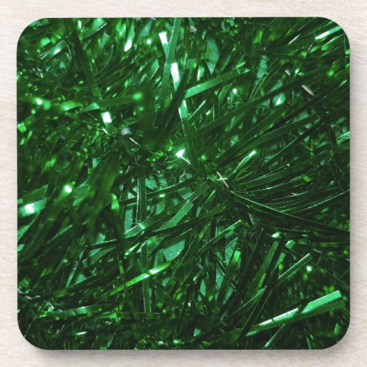 artificial christmas tree leaves bier onderzetter (Voorkant)