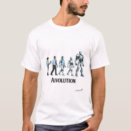 Artificial Evolution | Futuristic AI Robot Design T-shirt
