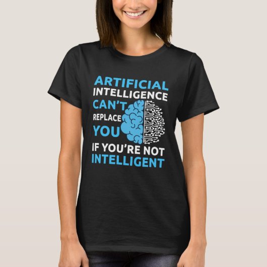 Artificial Intelligence Algorithm Programmer AI De T-shirt (Voorkant)