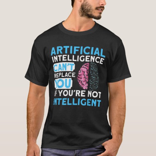 Artificial Intelligence Algoritme Programmer T-shirt (Voorkant)