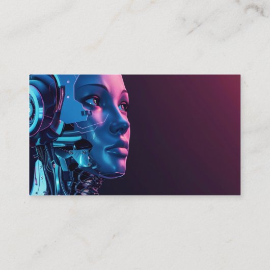 Artificial Intelligence Chatbot Company Visitekaartje (Achterkant)
