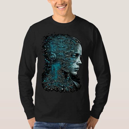 Artificial Intelligence Computer Science IT Prof T-shirt (Voorkant)