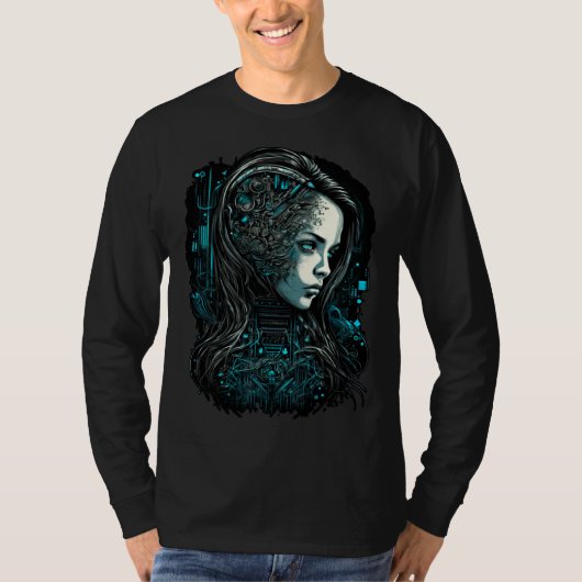 Artificial Intelligence Computer Science IT Prof T-shirt (Voorkant)