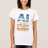 Artificial Intelligence Study Buddy Design T-shirt (Voorkant)