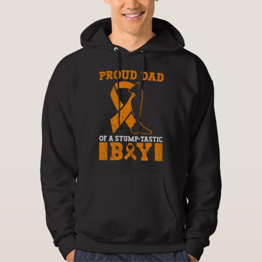 Artificial Leg And Limb Loss Awareness Dad Hoodie (Voorkant)